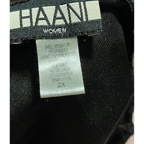 HAANI dress size 2X black lace fit and flare sleeveless - Picture 3 of 7